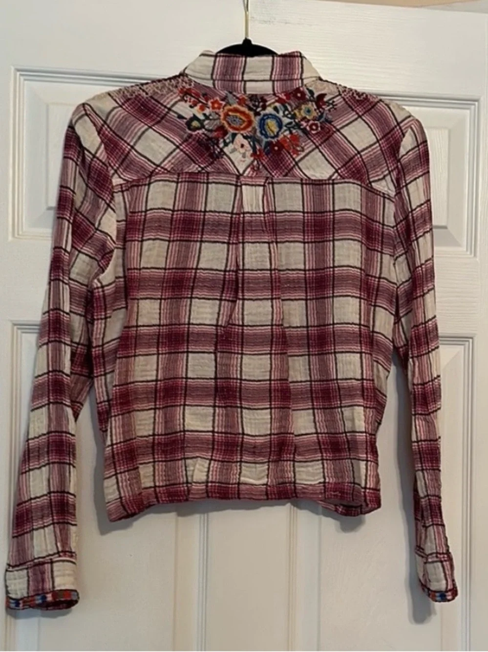 NWT Johnny Was Allegra Tie Front Shirt - Picture 2 of 2